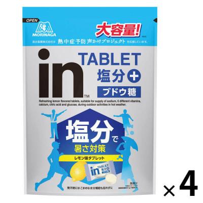 暑さ対策 塩分チャージ inタブレット 塩分プラス 500g 1セット（1個×4）