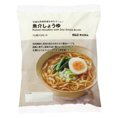 無印良品 生麺を熟成乾燥させたラーメン 魚介しょうゆ