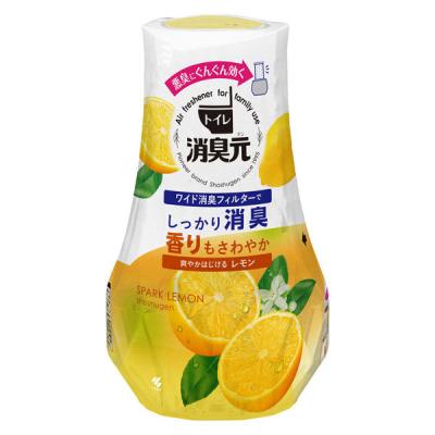 トイレの消臭元 トイレ用  爽やかはじけるレモン 消臭剤 400ml 1個 小林製薬