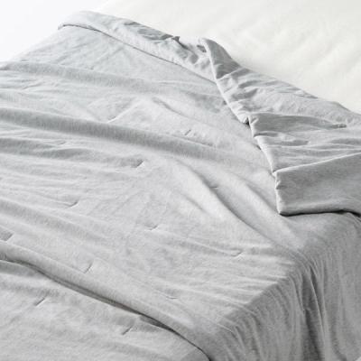 無印良品 ひんやり綿 薄掛ふとん Ｓ １４０×１９０ｃｍ グレー 良品計画