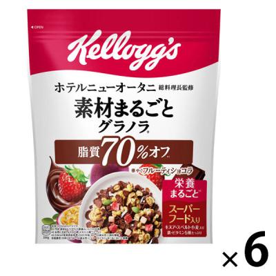素材まるごとグラノラ　脂質70%オフ　華やぐフルーティショコラ　350g　６袋　日本ケロッグ　シリアル