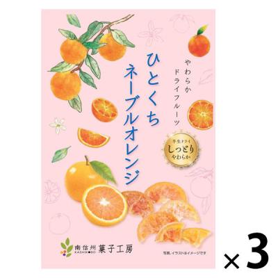 ドライフルール　食べきりサイズ ひとくちネーブルオレンジ　24g 1セット（1個×3）