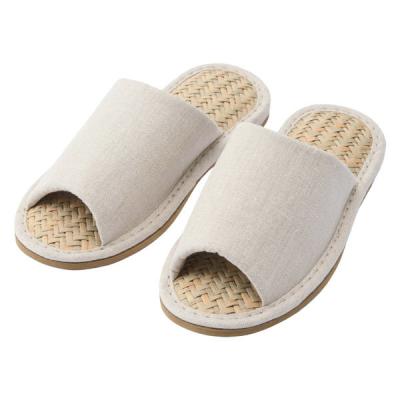無印良品 マライ草スリッパ 前あき ＸＬ ２６．５〜２８ｃｍ用 生成 良品計画