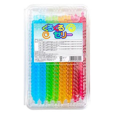 駄菓子 ゼリー 個包装 お配り菓子 やおきん　ぐるぐるゼリー 24本入 1個