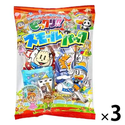 駄菓子 お菓子詰め合わせ 夏祭り 盆祭り お配り菓子 やおきん　スモールパック　6袋入 1セット（1個×3）