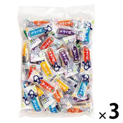 駄菓子 個包装 お配り菓子 やおきん　ミニキナコ棒 50本入 1セット（1個×3）