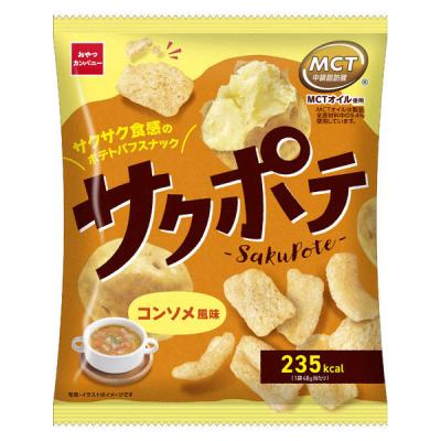 スナック菓子食べきりサイズ サクポテコンソメ風味 48g 1個
