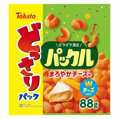 スナック菓子食べきりサイズ どっさりパック パックル まろやかチーズ味 88g 1個