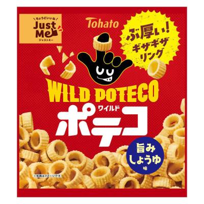 スナック菓子食べきりサイズ ワイルドポテコ 旨みしょうゆ味 50g 1個