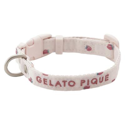 CAT＆DOG モチーフ柄首輪 ピンク M GELATO PIQUE/ジェラート ピケ