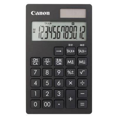 キヤノン ビジネス向け手帳電卓 KSー12TーBKSOB ブラック 1個