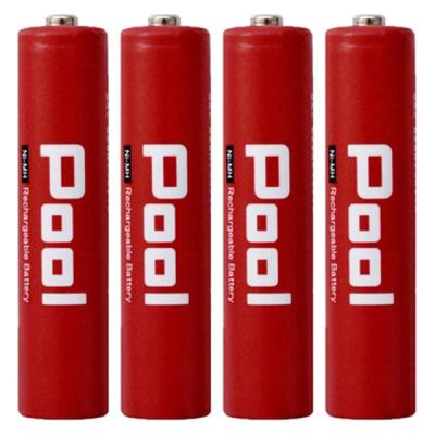 【アウトレット】エコスタイル Pool単4電池 4本入り(レッド) 1パック