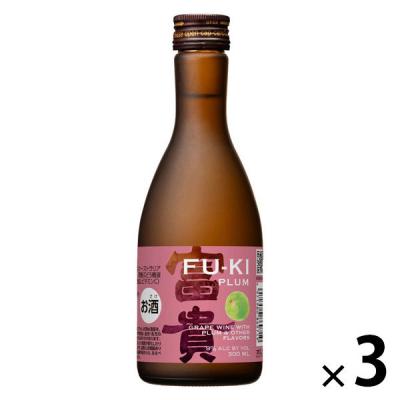 合同酒精 富貴プラム 300ml 1セット（3本） リキュール 白ワインベース 甘口梅リキュール
