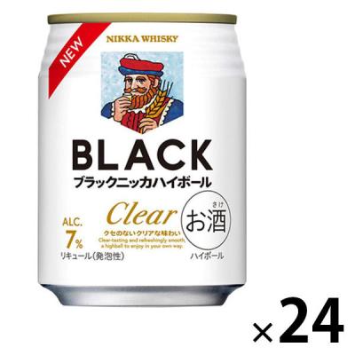 ハイボール ウイスキー ブラックニッカ クリアハイボール 缶 250ml 1ケース(24本)