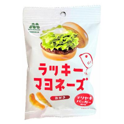 スナック菓子 食べきりサイズ ラッキーマヨネーズおかき　テリヤキバーガー風味 1個