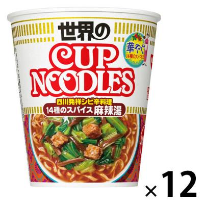 カップヌードル　１４種のスパイス麻辣湯　１２個　日清食品