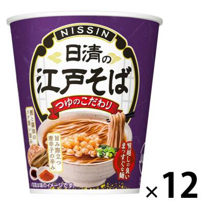 日清の江戸そば　１２個　日清食品