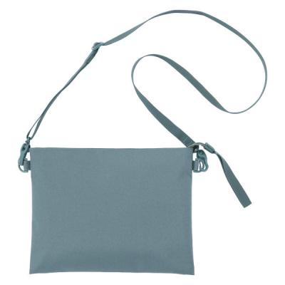 無印良品 撥水 再生ポリエステル サコッシュ スモーキーブルー タテ２０×ヨコ２６ｃｍ 良品計画