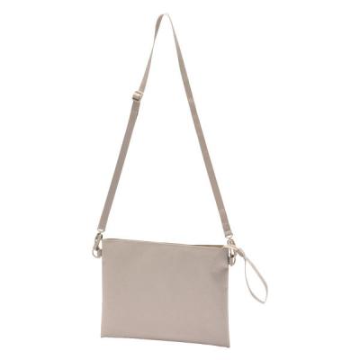 無印良品 撥水 再生ポリエステル サコッシュ ライトベージュ タテ２０×ヨコ２６ｃｍ 良品計画