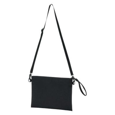 無印良品 撥水 再生ポリエステル サコッシュ 黒 タテ２０×ヨコ２６ｃｍ 良品計画