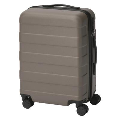 無印良品 バーを自由に調節できる ハードキャリーケース ３６Ｌ スモーキーブラウン タテ５４×ヨコ３７×マチ２４ｃｍ 良品計画