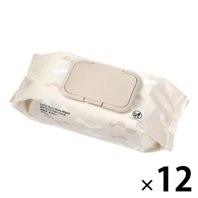 【ロハコ限定】あかちゃんのふんわり蓋付きおしりふき 1セット（90枚入×12パック）超厚手 水99％ ふた付き オリジナル