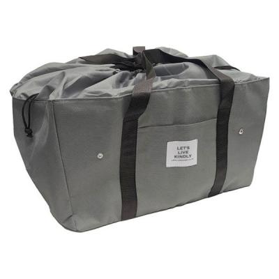 6月以降購入予定【チロスケ様ご確認用】ぺたんこエコバック✩ LOHACO - 保冷エコバッグ レジカゴ 23L 大容量 グレー M-15602 1個