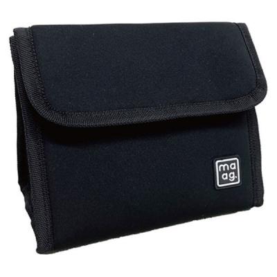 LOHACO - 保冷ランチポーチ ブラック M-16172 1個 保冷 保温 お弁当