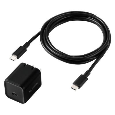 エレコム 45W USBーC タイプC 充電器 PD/PPS対応 GaN II採用 EC-AC12345BK 1個