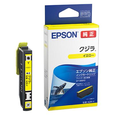 エプソン(EPSON) KZRーY(クジラ)　純正インクカートリッジ イエロー 1個