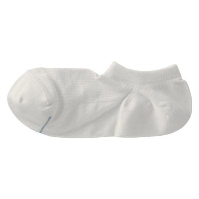 無印良品 レディース 婦人 足なり直角 さらっと綿 スニーカーイン ２３〜２５ｃｍ ライトグレー 良品計画