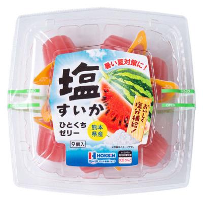 暑さ対策 塩分チャージ 熊本県産 塩すいかひとくちゼリー 1個