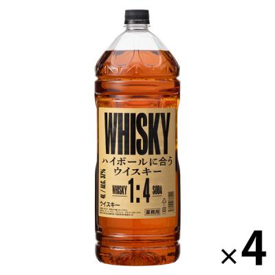 (アスクル・ロハコ限定)業務用 大容量 ウイスキー 4000ml 4L 1ケース(4本) オリジナル