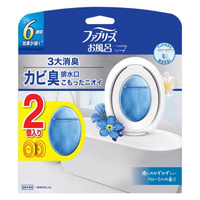 ファブリーズ お風呂用消臭剤 癒しのみずみずしいフローラルの香り 7mL 1パック（2個入） P＆G