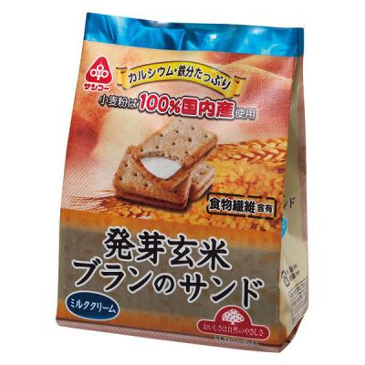 個包装 お配り菓子 発芽玄米ブランのサンド　9枚入 1個