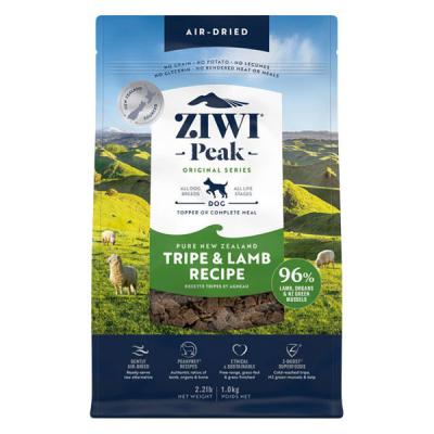 ジウィピーク 総合栄養食 エアドライ・ドッグフード トライプ＆ラム レシピ 1kg 1袋 トランペッツ ZIWI Peak ドッグフード