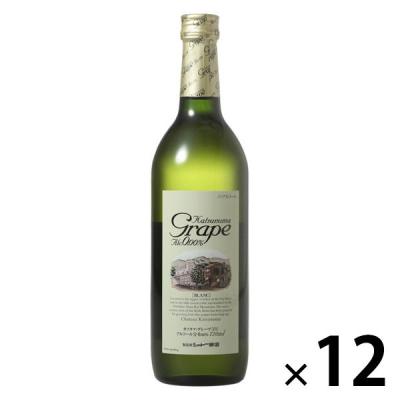 ノンアルコール　シャトー勝沼 カツヌマグレープ　白ワインテイスト 瓶 720ml 1セット（12本）