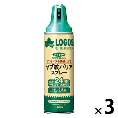 （セール）ヤブ蚊バリアスプレー 480mL 1セット（1本×3） フマキラー