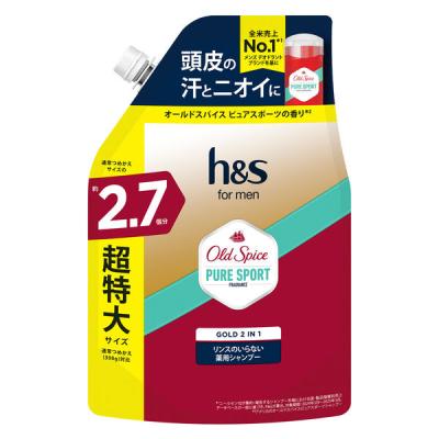 LOHACO - h＆s for men ゴールド2in1シャンプー オールドスパイス