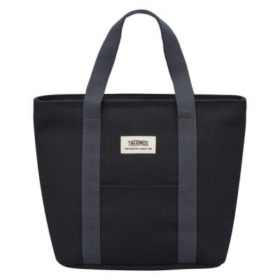保冷ランチバッグ 7L ブラック RFF-0071 BK 1個 トートバッグタイプ 4層断熱構造 手洗いOK サーモス