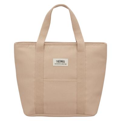 保冷ランチバッグ 7L ベージュ RFF-0071 BE 1個 トートバッグタイプ 4層断熱構造 手洗いOK サーモス