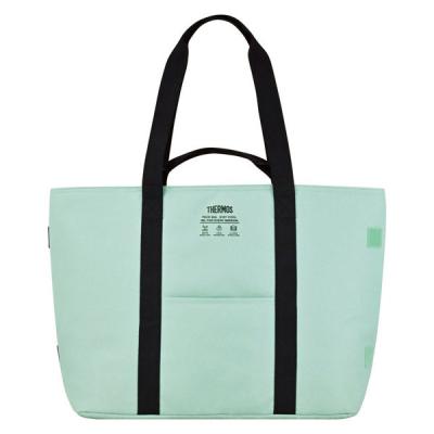 保冷ビッグトートバッグ 36Ｌ ミントグリーン RFQ-036 MG 1個 保冷バッグ はっ水加工生地 コンパクト収納 サーモス