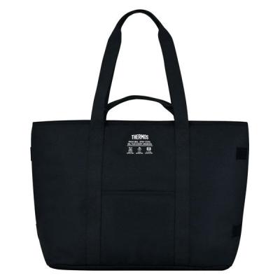 保冷ビッグトートバッグ 36Ｌ オールブラック RFQ-036 ALB 1個 保冷バッグ はっ水加工生地 コンパクト収納 サーモス
