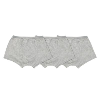丸紅フォレストリンクス 使いきり綿肌着　男性用ショーツボクサー型 グレー　フリーサイズ　3枚セット 1袋 オリジナル