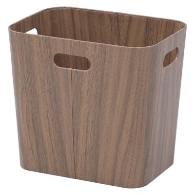 山善（YAMAZEN） 収納ボックス 紙製 木目調 深型 SD NPBーSD（BR）