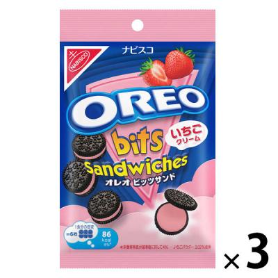 オレオビッツサンドチョコレートクリーム、いちごクリーム、バニラクリーム1月と2月 オレオに待望の新フレーバー！「オレオ いちごクリーム」発売 #Z世代