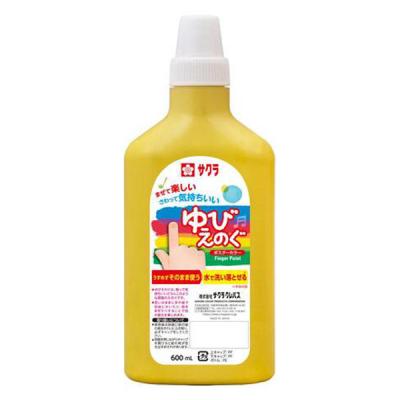 サクラクレパス ゆびえのぐ600ml きいろ UW600#3 1個