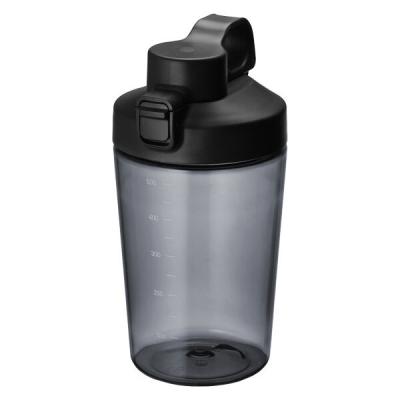 無印良品 広口で洗いやすい　目盛り付き　ワンタッチボトル 黒　約５００ｍＬ  良品計画