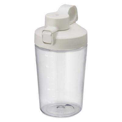 無印良品 広口で洗いやすい　目盛り付き　ワンタッチボトル 白　約５００ｍＬ  良品計画