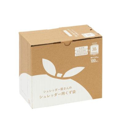明光商会 シュレッダー屋さんのシュレッダーくず袋 30L 2010054 1箱(100枚入)
